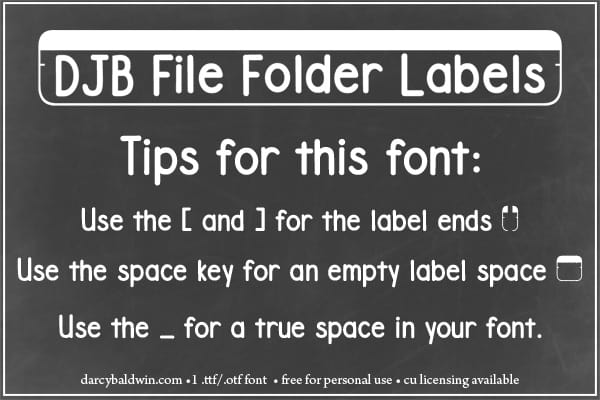 Djbfonts Filefolderstrip3