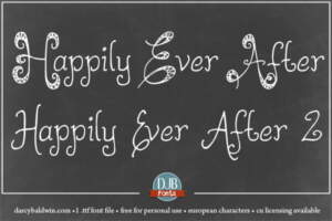 Djbfonts Happilyeverafter2 2