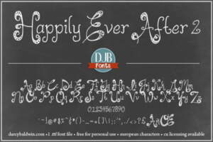 Djbfonts Happilyeverafter2 3