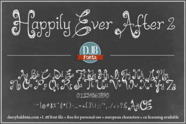 Djbfonts Happilyeverafter2 3