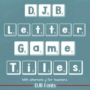 Djbfonts Lettergametiles