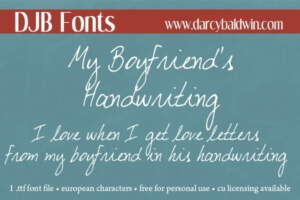 Djbfonts Myboyfriend2