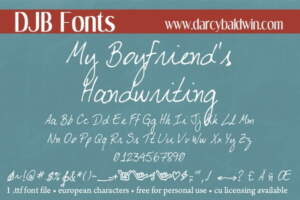 Djbfonts Myboyfriend3