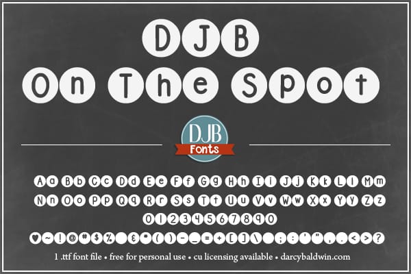 Djbfonts Onthespot 4