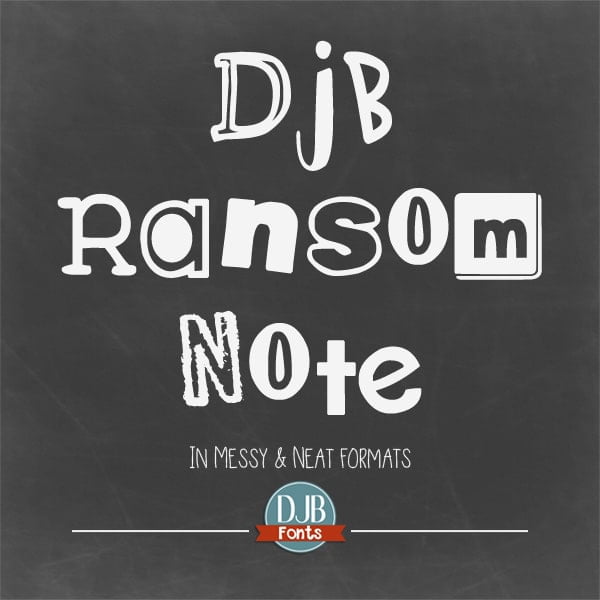 Djbfonts Ransomnote2