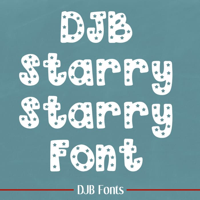 Djbstarrystarryfont