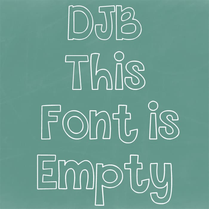 Djbfonts Thisfontisempty2