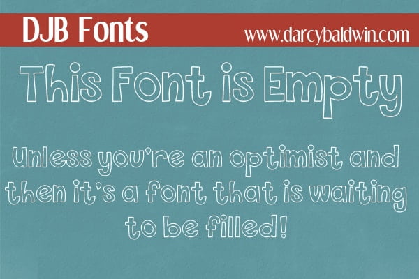 Djbfonts Thisfontisempty4