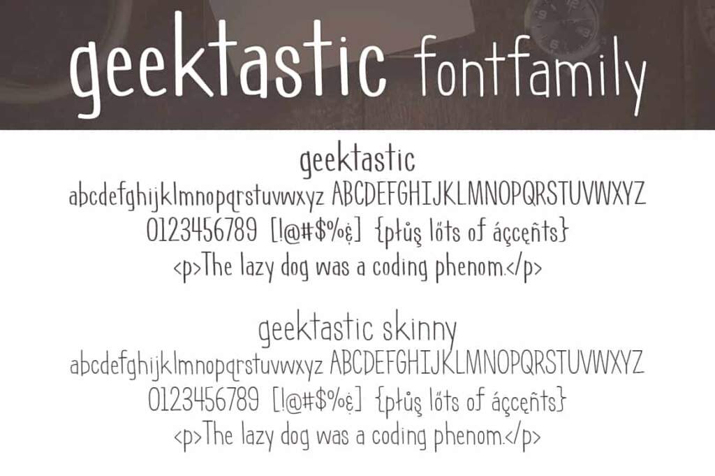 Geektastic Ff Letters