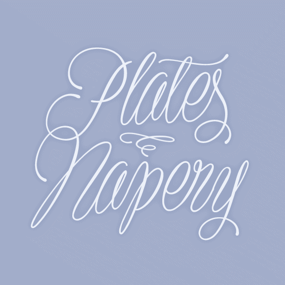 Plates Napery Flag